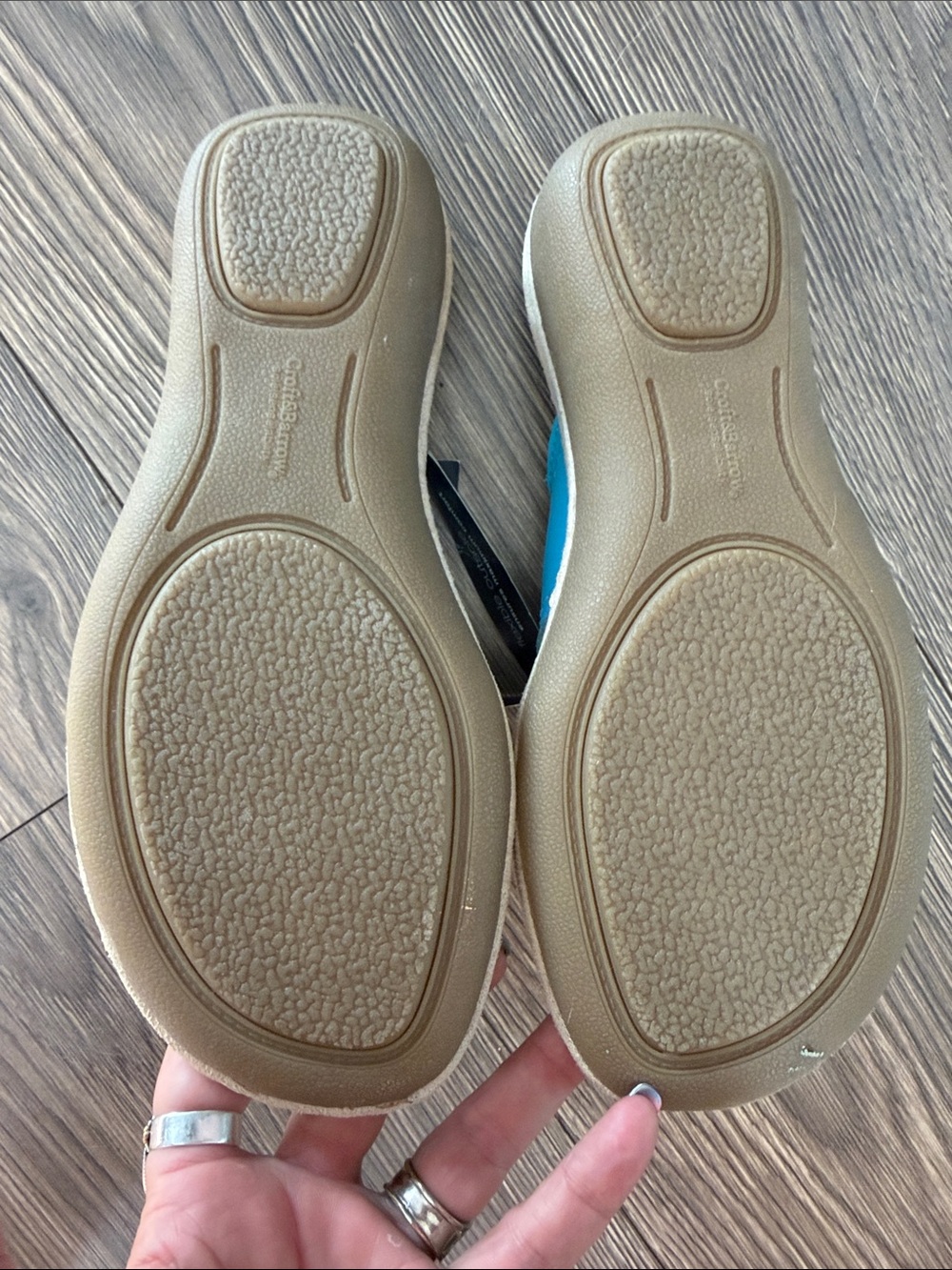 croft & barrow Turquoise Flower Toe-Post Sandals - Picture 4 of 7